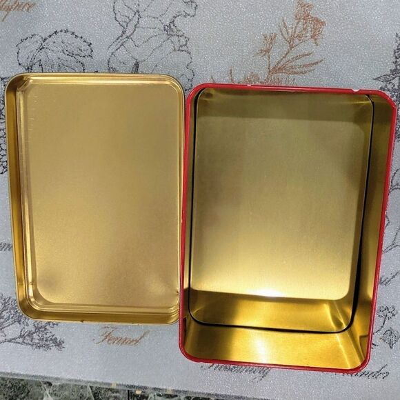 Jolly Holidays Snowman Design Cookie Tin - Picture 3 of 3